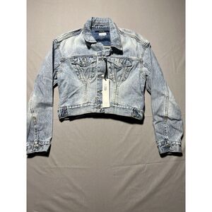 KSUBI‎ X Kendall Jenner Karma Cropped Denim Jacket  XS